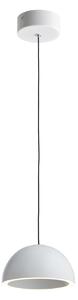 Lampada a sospensione LOOM DESIGN, Curve, dimmerabile, Bianco, Soggiorno, Alluminio, Moderno