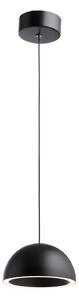 Lampada a sospensione LOOM DESIGN, Curve, dimmerabile, Nero, Soggiorno, Alluminio, Moderno