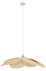 Lampada a sospensione Lindby, Astraia, dimmerabile, Beige, Soggiorno, Tessuto / Tessile