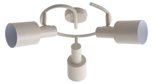 Plafoniera Lindby, Ovelia, dimmerabile, Beige, Soggiorno, Metallo, Moderno