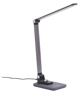 Lampade da tavolo Lindby, Valtaris, dimmerabile, Metallizzato, Studio / Ufficio, Plastica, Moderno