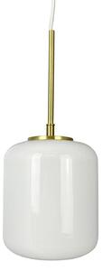 Lampada a sospensione Dyberg Larsen, Silvia, dimmerabile, Bianco, Soggiorno, Vetro, Design