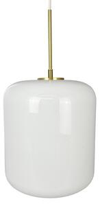 Lampada a sospensione Dyberg Larsen, Silvia, dimmerabile, Bianco, Soggiorno, Vetro, Design