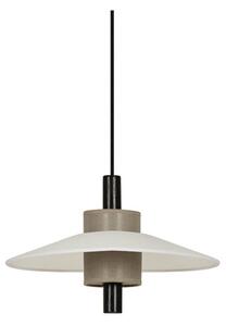 Lampada a sospensione Forestier, Thésée, dimmerabile, Bianco, Sala da pranzo, Tessuto / Tessile
