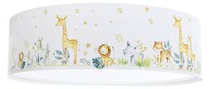 Plafoniera Euluna, Max, dimmerabile, Bianco, Camera dei bambini, Plastica