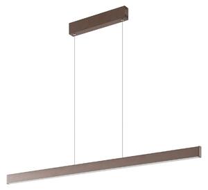 Lampada a sospensione Lucande, Mylosh, dimmerabile, Marrone / Ruggine, Cucina, Alluminio, Moderno