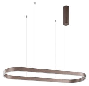 Lampada a sospensione Lucande, Melinay, dimmerabile, Marrone / Ruggine, Cucina, Alluminio, Moderno