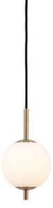 Audrey 1 Lampada a Sospensione Plated Brass/White Opal