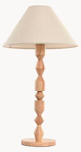 Lampada da tavolo con paralume in lino Orleno