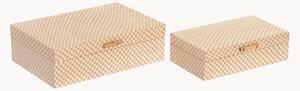 Set di 2 scatole in legno Lea
