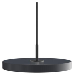 Lampada a sospensione Asteria Plus, Ø 30 cm, grigio/nero
