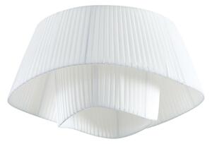 Plafoniera Lindby, Eryndor, dimmerabile, Bianco, Soggiorno, Tessuto / Tessile