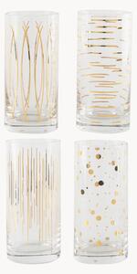 Set di 4 bicchieri da long drink in cristallo Cheers