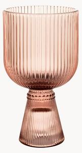 Set di 6 bicchieri con superficie millerighe Peony