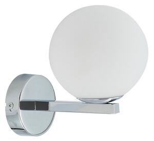 Applique da parete Lucande, Bidolo, dimmerabile, Metallizzato, Bagno, Vetro
