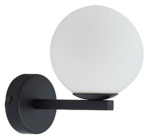 Applique da parete Lucande, Bidolo, dimmerabile, Nero, Bagno, Vetro