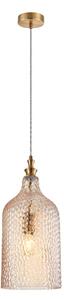 Lampada a sospensione Lindby, Drakar, dimmerabile, Beige, Soggiorno, Vetro, Vintage