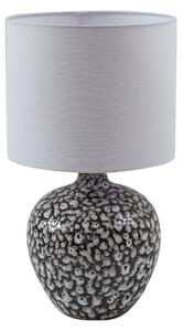 Lampade da tavolo Lindby, Thalassia, Grigio, Soggiorno, Ceramica, Campagna / rustico