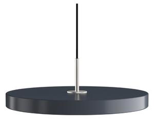 Lampada a sospensione Asteria Plus, Ø 43 cm, grigio/acciaio
