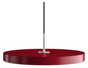 Asteria Plus Lampada a Sospensione Medium Ruby Red/Steel Top