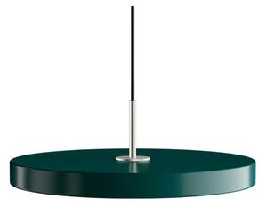 Lampada a sospensione Asteria Plus, Ø 30 cm, verde/acciaio