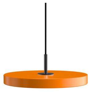 Lampada a sospensione Asteria Plus, Ø 30 cm, arancione/nero