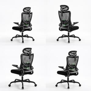 Sedia da ufficio Marsail, ergonomica: sedia da scrivania ergonomica con supporto 2D