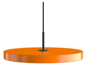 Lampada a sospensione Asteria Plus, Ø 43 cm, arancione/nero
