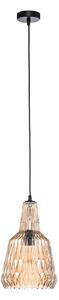 Lampada a sospensione Lindby, Belarion, dimmerabile, Marrone / Ruggine, Soggiorno, Vetro, Vintage