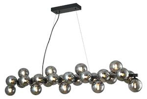Lampada a sospensione Lucande, Naelen, dimmerabile, Grigio, Cucina, Metallo, Moderno