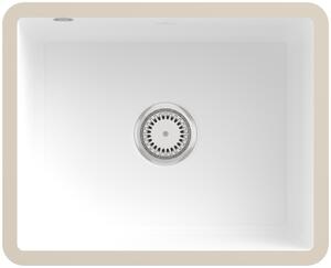 Villeroy & Boch Subway 60 - Lavello in Vetroceramica 55x44 cm, CeramicPlus, Bianco pietra 331001RW