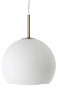 Lampada a sospensione FRANDSEN, Ball, dimmerabile, Bianco, Soggiorno, Vetro, Design