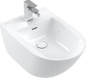 Villeroy & Boch 447000RW, bidet della serie Subway 3.0, forma ovale, dimensioni 560x375x270 mm