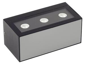 Lampade da esterno Lucande, Selim, Nero, Alluminio, Moderno