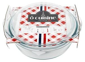 O cuisine Pirofila da Forno in Vetro Temperato Rotonda Capacit 2.3 Litri 27 x 23 cm colore Trasparente