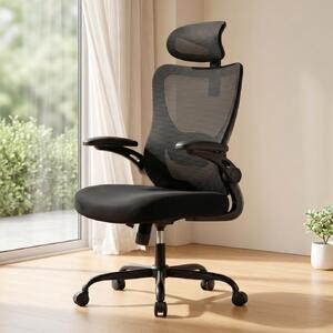 Sedia da ufficio Marsail, ergonomica: sedia da scrivania ergonomica con supporto 2D