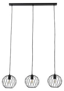 Lampada a sospensione Lindby, Danika, dimmerabile, Nero, Soggiorno, Metallo, Moderno