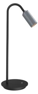 Decor T1 LED Lampada da Tavolo Dim. Nero/Opaco Alu