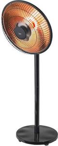 Bimar Stufa Elettrica al Carbonio da Pavimento Potenza 1000 Watt colore Nero - HR320 Sole Mio