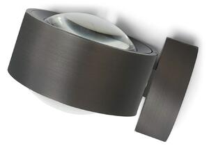 Easy Lens LED W120 applique a LED, DTW, grigio, dimmerabile