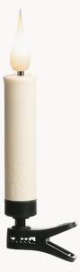 Candela a clip a LED con timer e telecomando Donna, bianco caldo