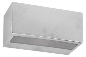 Asker Big Down LED Applique da Esterno Galvanized