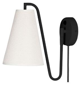 Applique da parete Globen Lighting, Bianco, Soggiorno, Tessuto / Tessile, Design