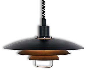 Lampada a sospensione Markslöjd, KIRKENES, dimmerabile, Nero, Soggiorno, Metallo, Moderno