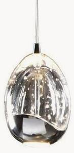 Lampada a sospensione piccola Rocio Chrome