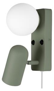 Applique da parete Globen Lighting, Verde, Soggiorno, Vetro