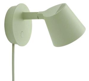 Applique da parete Muuto, dimmerabile, Verde, Soggiorno, Alluminio