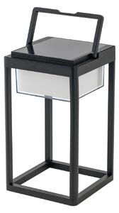 Lampade da esterno Lucande, Tilena, dimmerabile, Nero, Balcone, Alluminio, Moderno