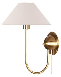 Applique da parete Globen Lighting, IRIS, Beige, Soggiorno, Tessuto / Tessile, Vintage