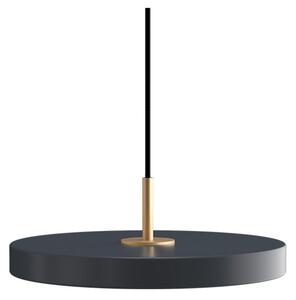 Lampada a sospensione Asteria Plus, Ø 30 cm, grigio/bronzo
